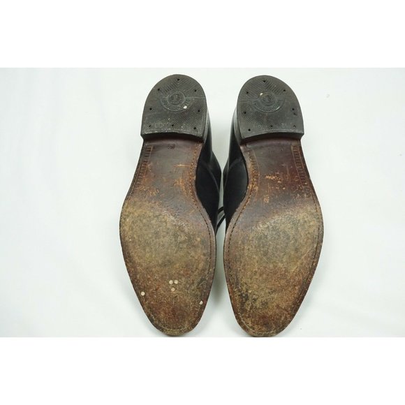 Loake Bros. British Isles Collection Black Cap Toe Mens Dress Shoes Sz 9.5 - Picture 6 of 10